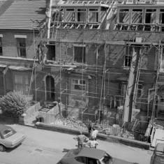 Building work Havelock St. 1982 | Photo: Adrian Wynn