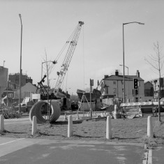 Ecclesall Rd and the New Inn pub. 1982. | Photo: Adrian Wynn