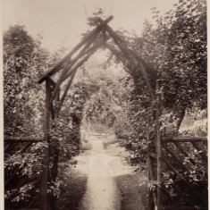 The bower in the garden at Park House. c. 1930 | Photo: William Emery