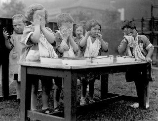 Washing Outdoors, 1936 | Photo: Broomhall Nursery