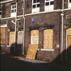 Derelict building; possibly on site of Lynwood Gardens c.1988 | Photo: Broomhall Centre