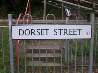 Street Sign for Dorset Street. 2015 | Photo: Our Broomhall