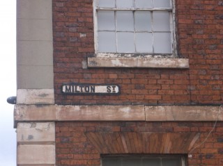 Street Sign for Milton Street. 2015 | Photo: Our Broomhall 