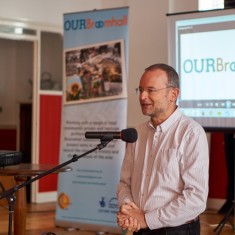 Our Broomhall Heritage open day event. Paul Blomfield guest speaker at Book Launch. 2015 | Photo: Simon Kwon